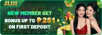 jl 111 casino first deposit bonus up to ₱251 for new members Philippines